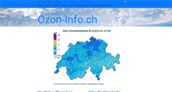 Desktop Screenshot of ozon-info.ch