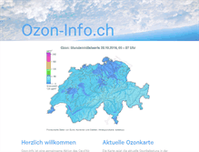 Tablet Screenshot of ozon-info.ch